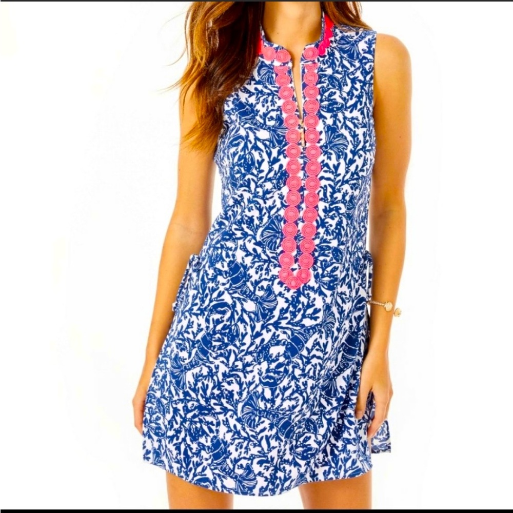 NWT Lilly Pulitzer Jonna High Collar Shift Romper